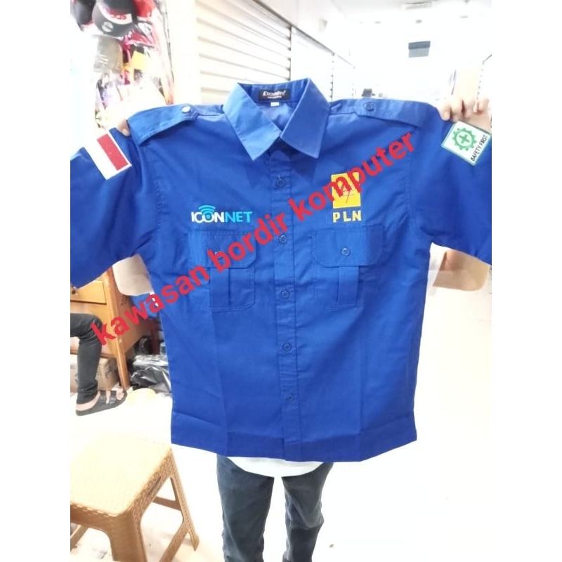 Terbaru seragam PLN iconnet kemeja pln iconnet pdh PLN iconnet baju PLN iconnet kemeja iconnet serag