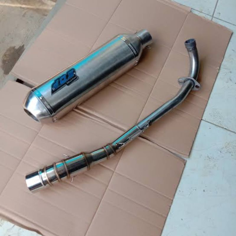 knalpot kapsul dos buat motor all bebek astrea grand jupiter Vega supra karisma revo blade smash sho