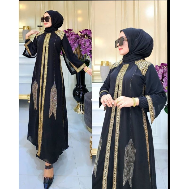 Gamis Abaya Turkey Hawa Humairah Maxy Dress Wanita Perempuan Muslimah