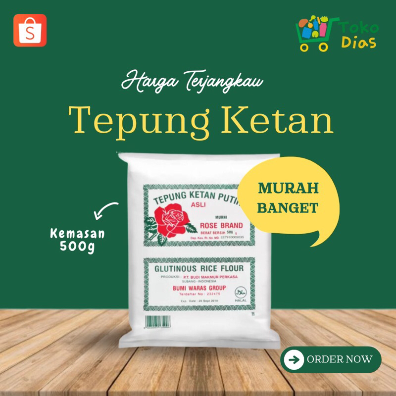 

Tepung Ketan Rose Brand