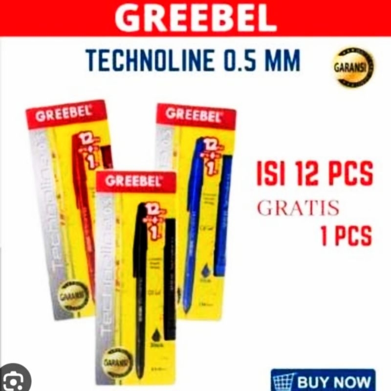 

Ballpoint GREEBEL 0,5 1 Pack isi 13 pcs