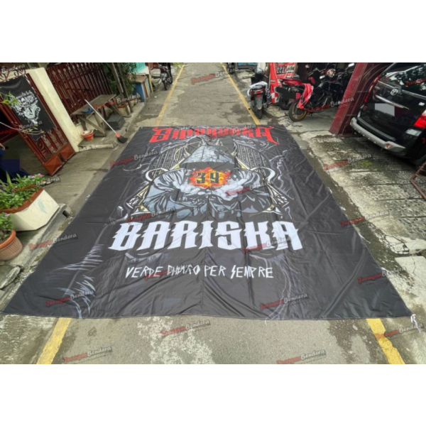 Bendera Cetak Custom / Limited Printing Giant - Flag 2x3m Unik