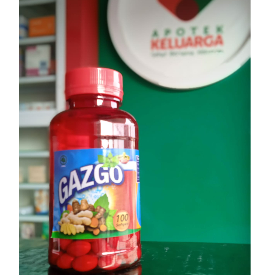 GAZGO  ISI 100 SOFTGEL COD MURAH #KEMBUNG #ASAM LAMBUNG #MASUK ANGIN