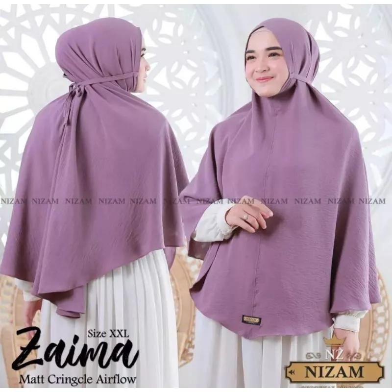Hijab Bergo Maryam NON PET Crinkle Airflow Jumbo XXL Terbaru