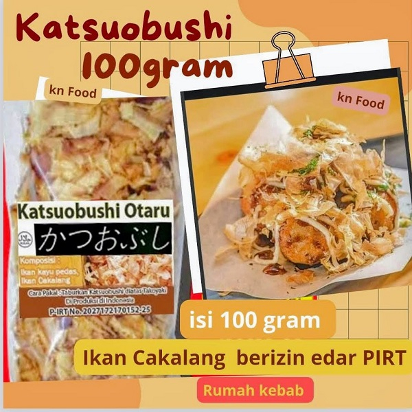

Katsuobushi - 200 Gr Ikan Cakalang Asap Khas Jepang- Taburan takoyaki