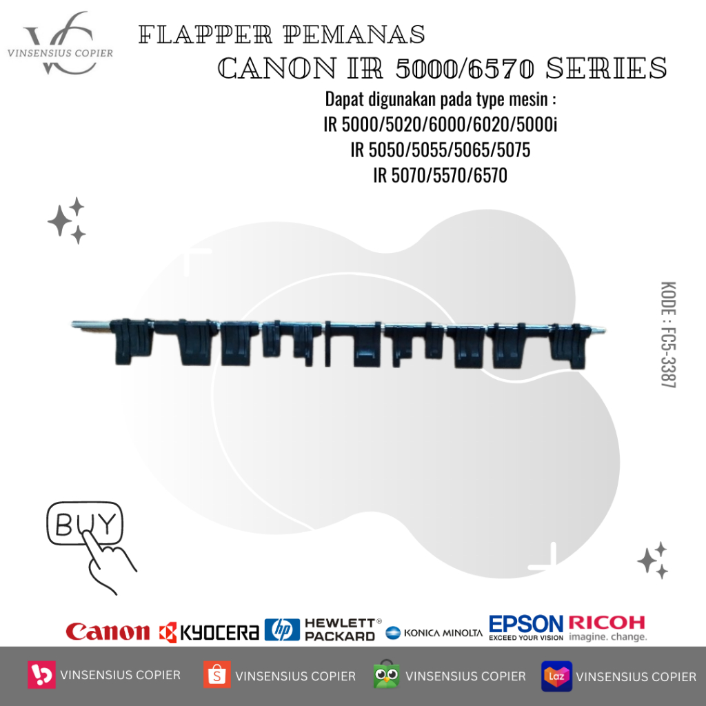 FLAPPER CANON IR 5000/6570 SERIES