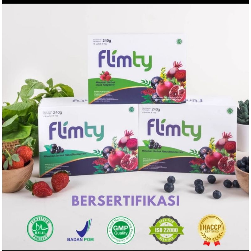 

Flimty Fiber Original Detox Antioksidan 1box isi 16 sachet