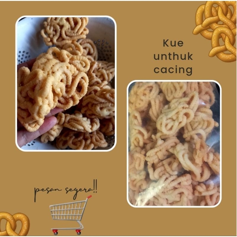 

kue unthuk cacing/unthuk yuyu/cemilan jadul