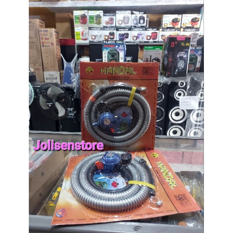 selang gas komplit/selang gas komplit dengan regulator ampere /Regulator selang handal/Regulator plu
