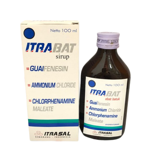 Itrabat Sirup 100 ml Itrasal / Obat Batuk Berdahak / Obat Batuk Alergi