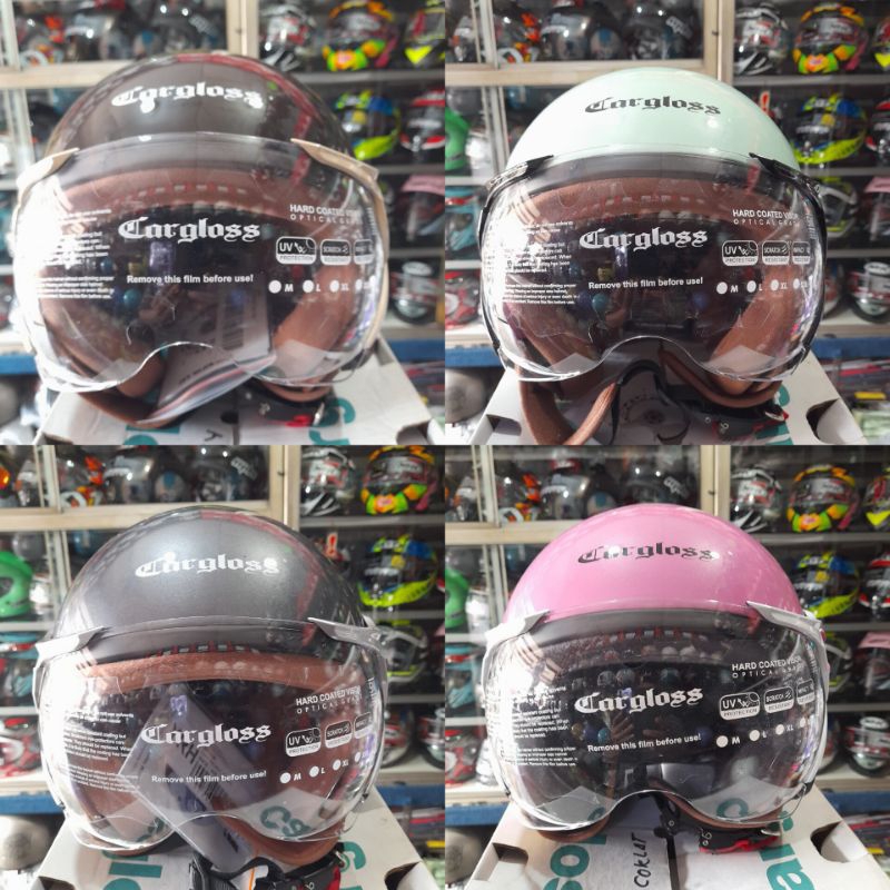 helm Cargloss yrh hijab halfece original cargloss sni