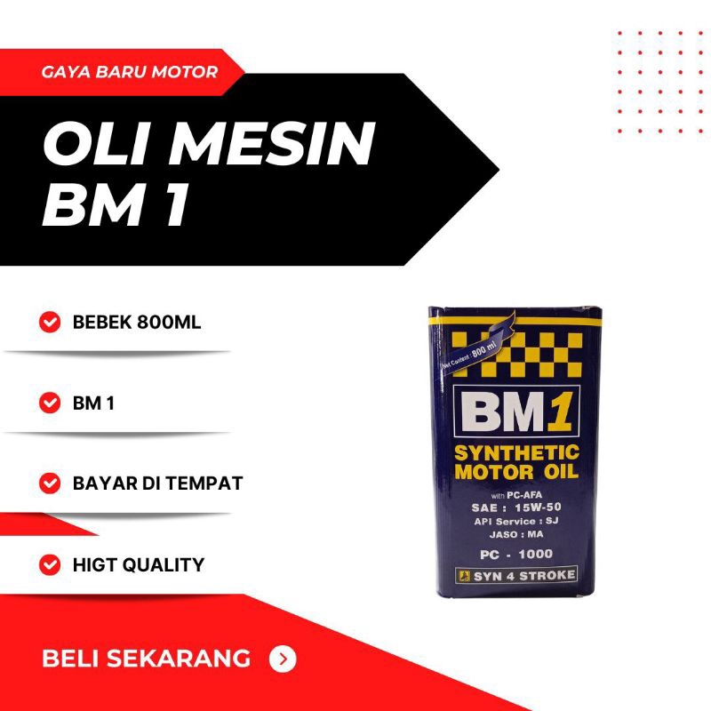 OLI BM1 BM 1 800ML 15W-50