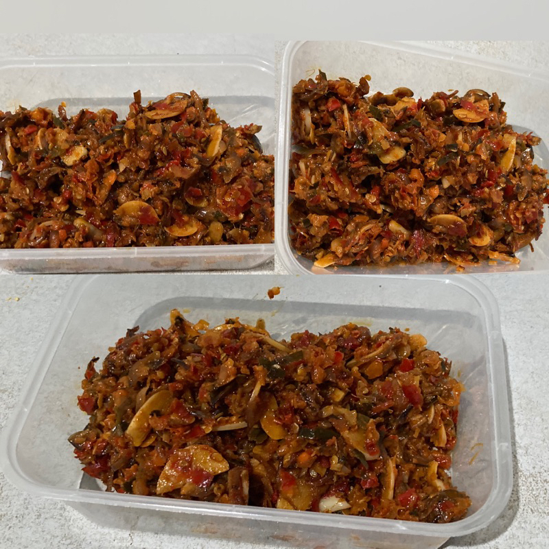 

Sambal Cumi Asin/Sambal No MSG & Pengawet