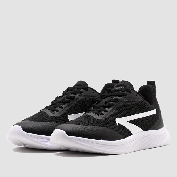 BRODO - Sepatu Active Pacer 2.0 Black White Sneakers Original
