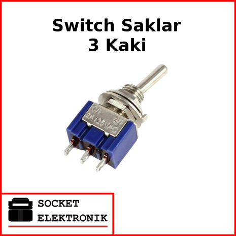 Toggle Switch Saklar Toggle 3 Kaki MTS-102 250V 3A