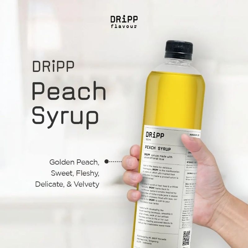 

Dripp Syrup Peach 760ml