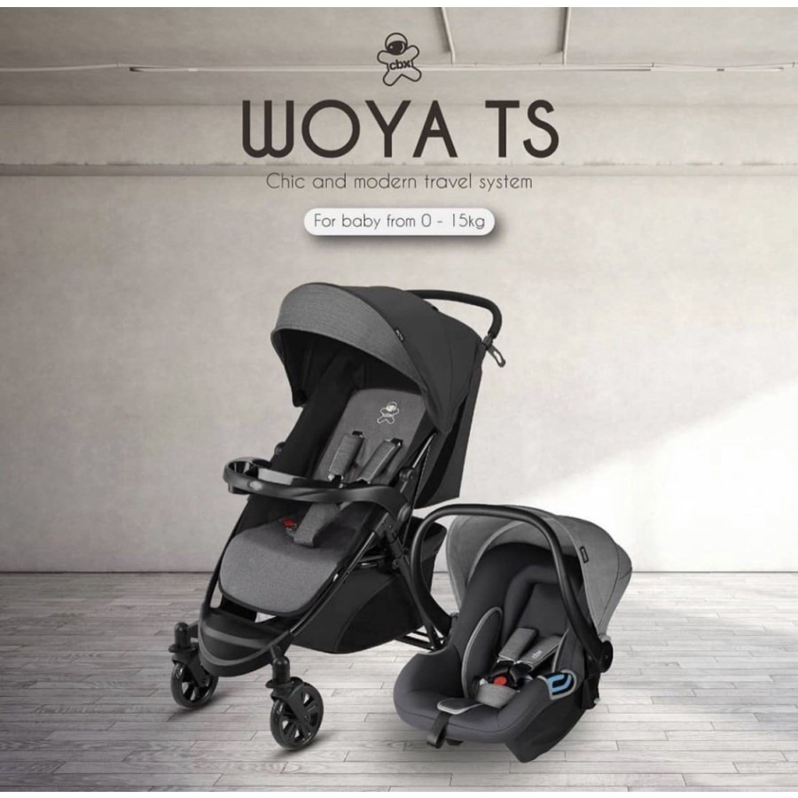 Cbx Stroller Woya Travel System Comfy Grey 518001799