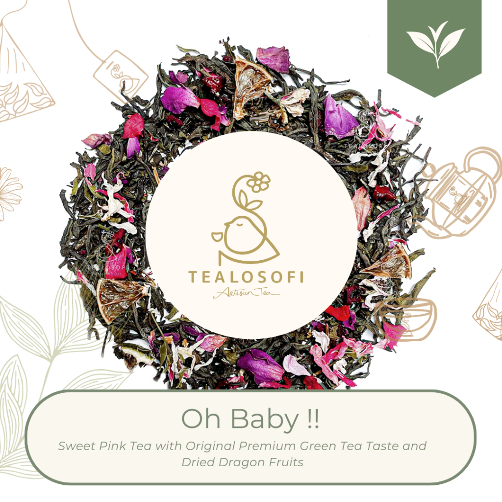 

Oh Baby - Tealosofi Artisan Premium Tea Green Blend - Teh Indonesia