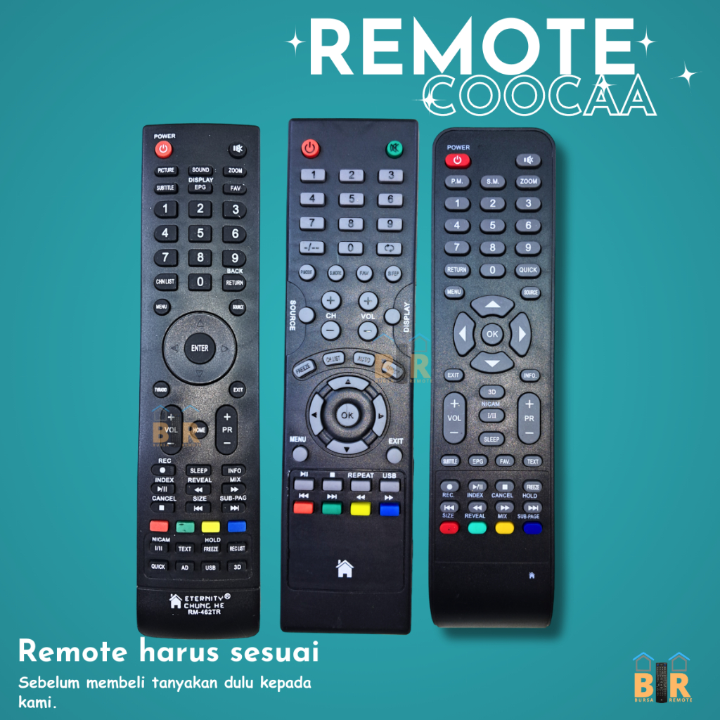 Remot Remote TV COOCAA LED LCD Multi Universal khusus COOCAA 24E88 - 24E100 - 40D5 32E20W , 32E21W, 