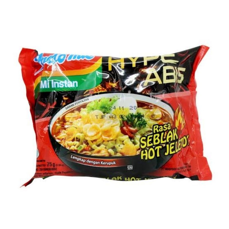 

Indomie Seblak Hot Jeletot 75gr