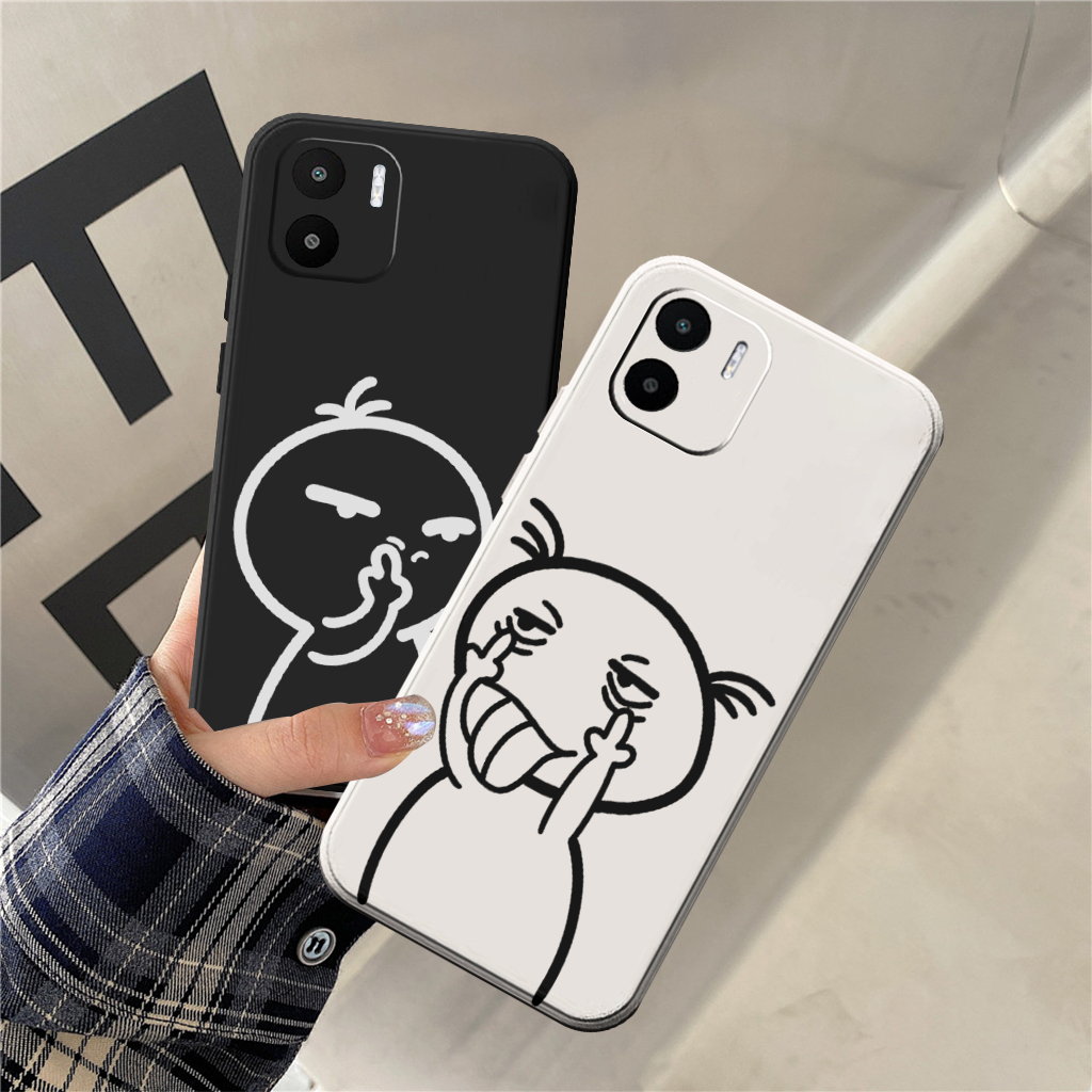 Case Couple Untuk Redmi A2 2023 A1 2022 Silikon Xiaomi Bumper Pelindung Hp Kesing Pro Kamera Cassing