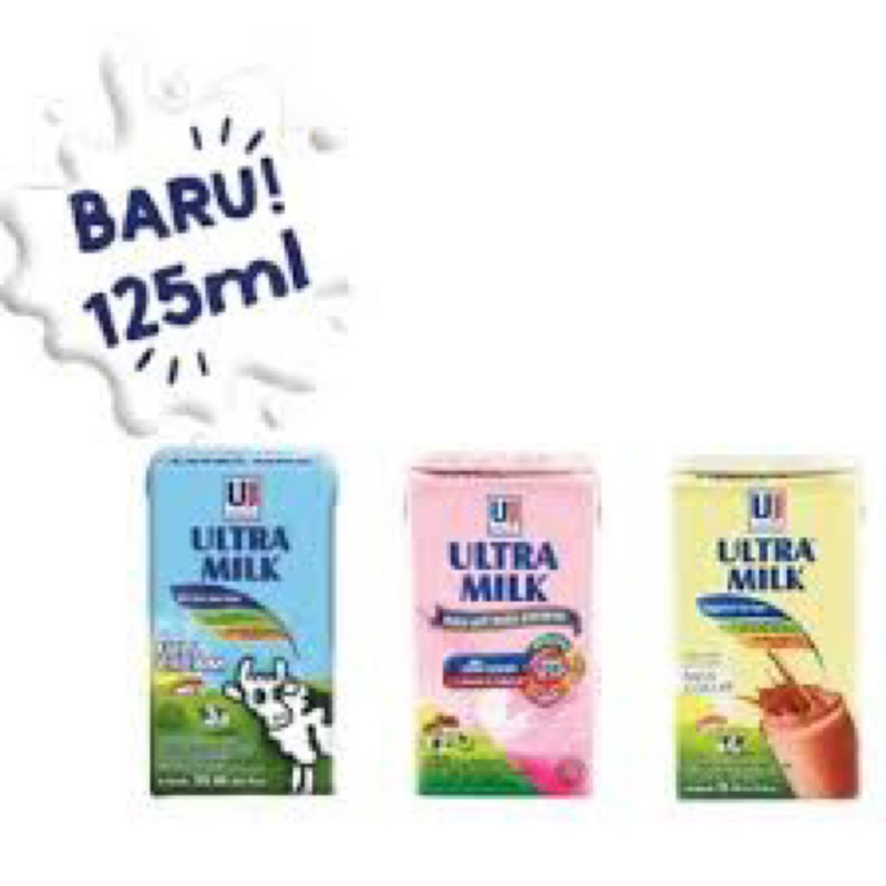 

BISA MIX 2 RASA | Susu UHT ultra milk kemasan 125 ml isi 40 pcs | susu coklat strawberry full cream | snack ultah | susu anak | kotak susu