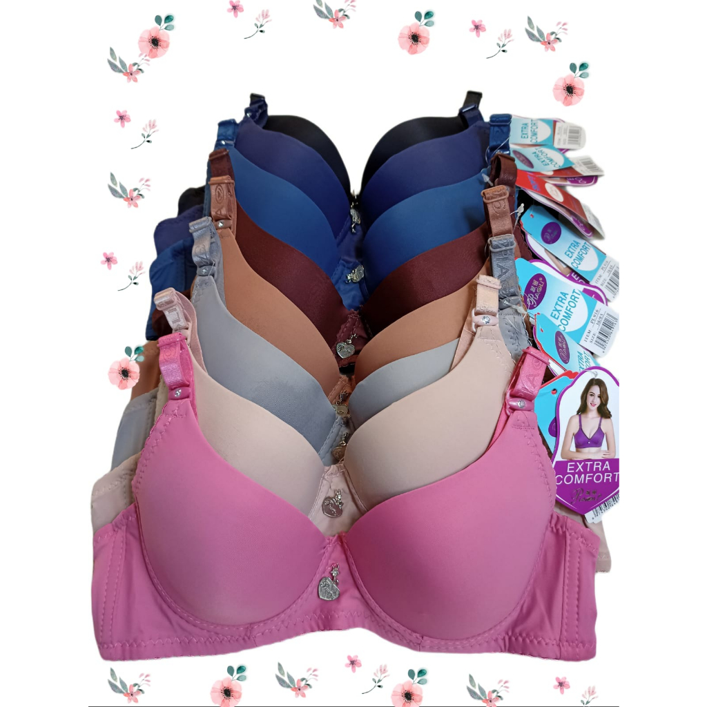 BRA Kawat BusaTipis / Bh  Polos Warna / BH Piaoli Berkawat / PL 800