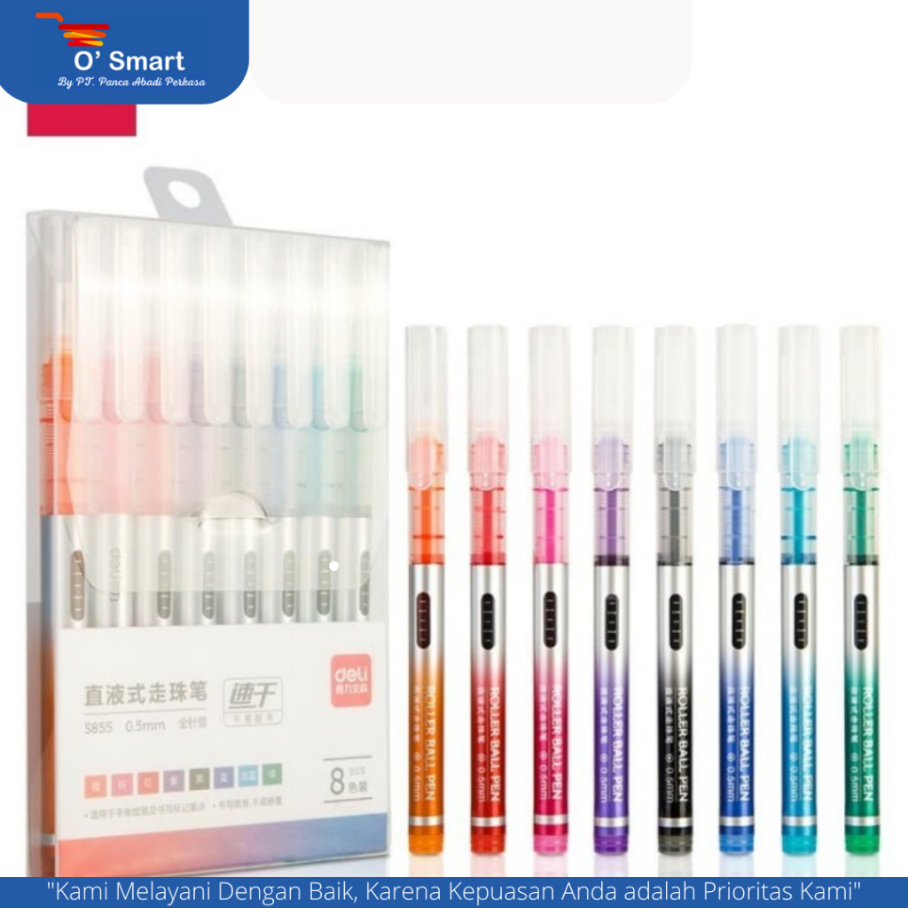 

PENA DELI 8 WARNA S855 0.5