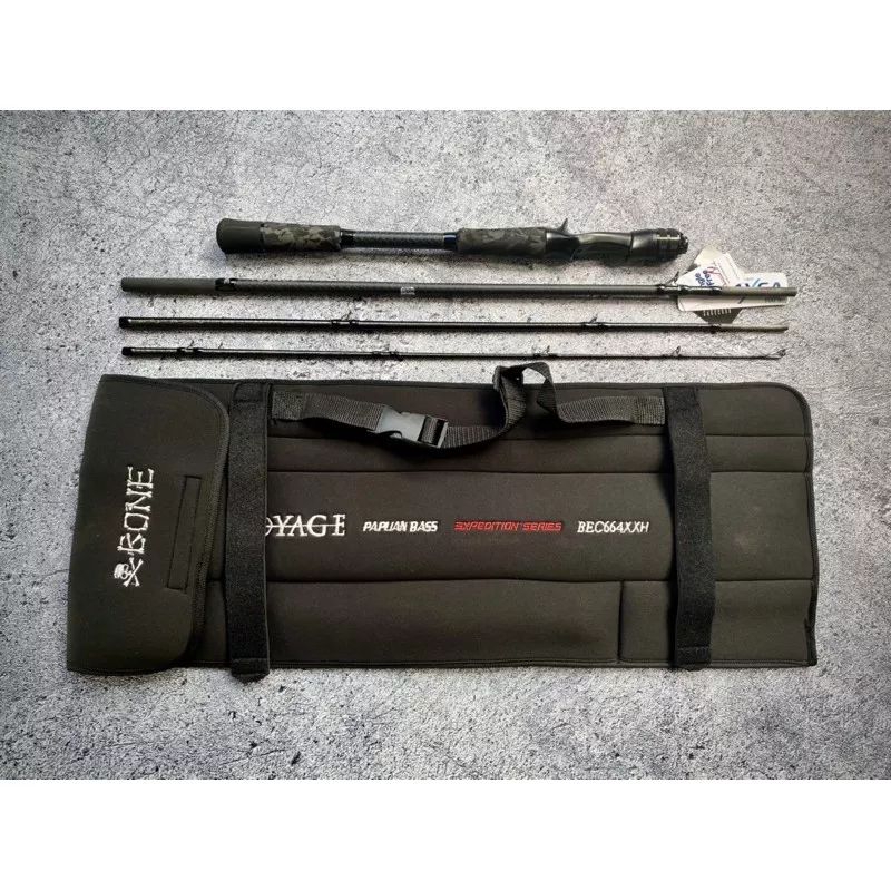 Joran Travel Rod Bone voyage Papuan Bass Expedition