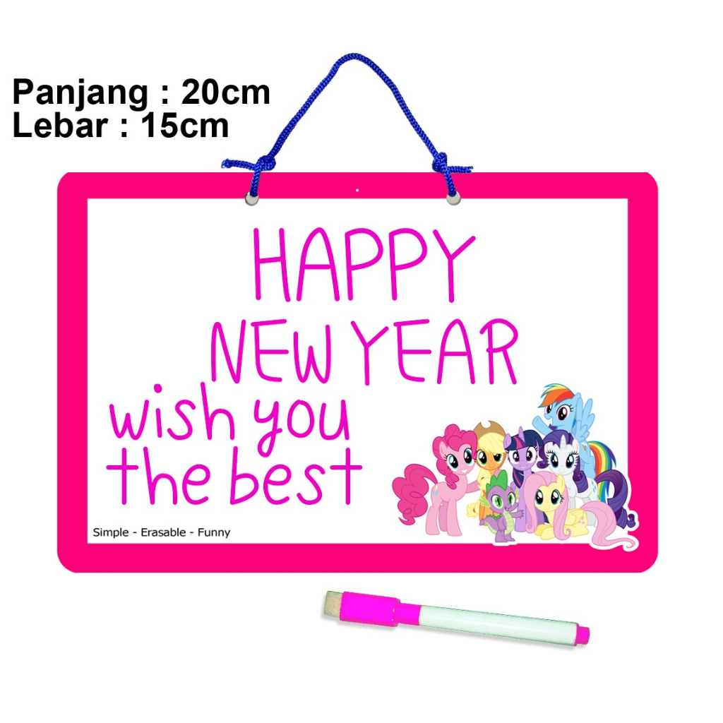 

PAPAN TULIS KARAKTER LITTLE PONY UKURAN KECIL UNTUK ANAK MULKTIFUNGSI B