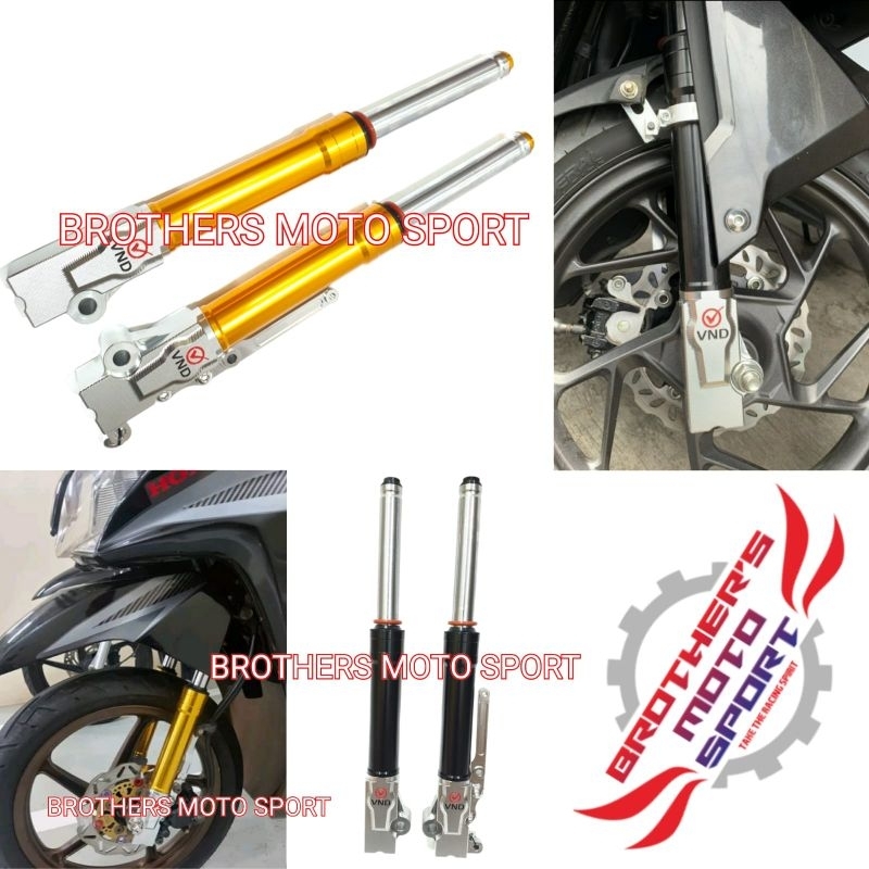 suspension vnd ak222 vario110/vario125/vario150 shockbreaker depan beat new scoopy scapy bottom shoc