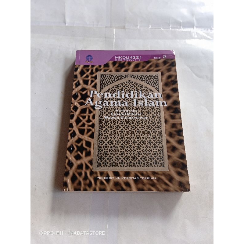 BUKU PENDIDIKAN AGAMA ISLAM MKDU 4221 ALI NURDIN