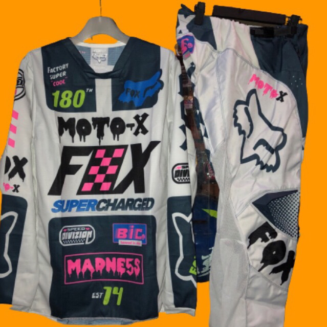 Jersey pant fox 180 original - baju cross fox - jerset fox
