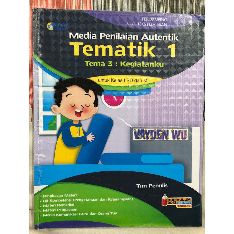 buku tematik tema 3 kegiatanku kelas 1