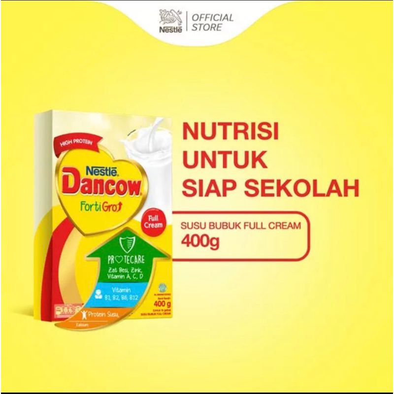 Dancow Fullcream Fortigro 400 gram