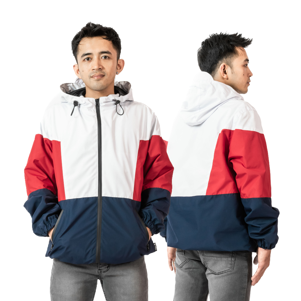 Gizmo Windbreaker Parasut jaket Outdoor Running Jacket Tahan Air dan Musim panas Red Prince