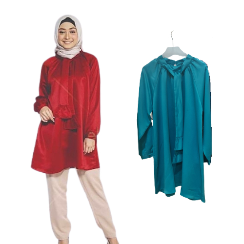ELZATTA Tunik Vensia - Busana Atasan Muslim Wanita Tosca - Tunic - Baju Wanita Murah - Obral