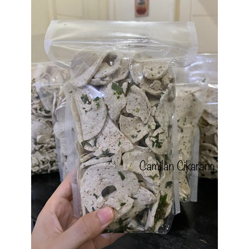 

BASRENG ORI ASIN DAUN JERUK KEMASAN STANDING POUCH 250gr
