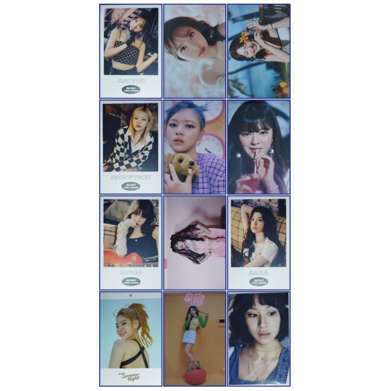 Twice Photocard Postcard Season Greeting 2023 Dicon Taste Of Love Between 1&2 Formula Of Love