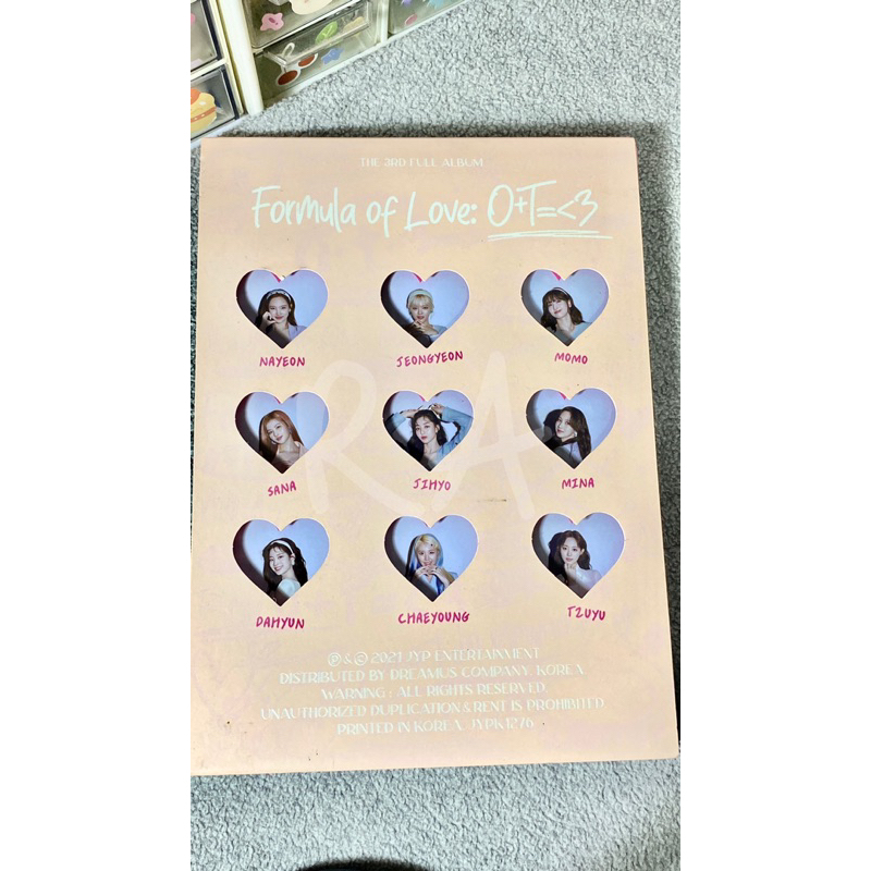 album only twice fol formula of love