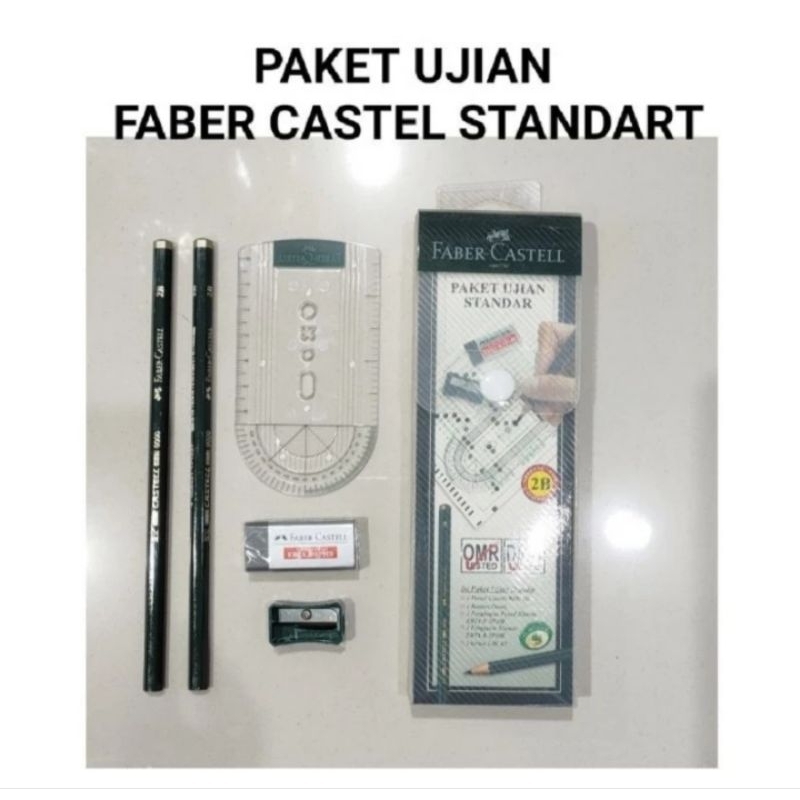 

Pensil 2B set faber casttle paket ujian