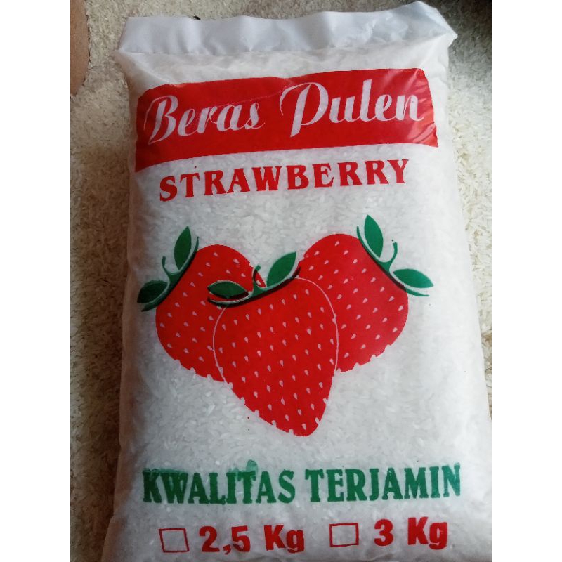 

beras strawberry 3kg