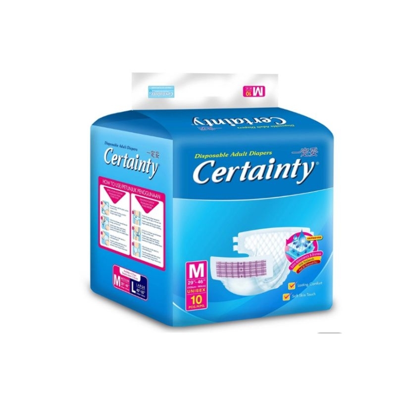 popok perekat dewasa certainty