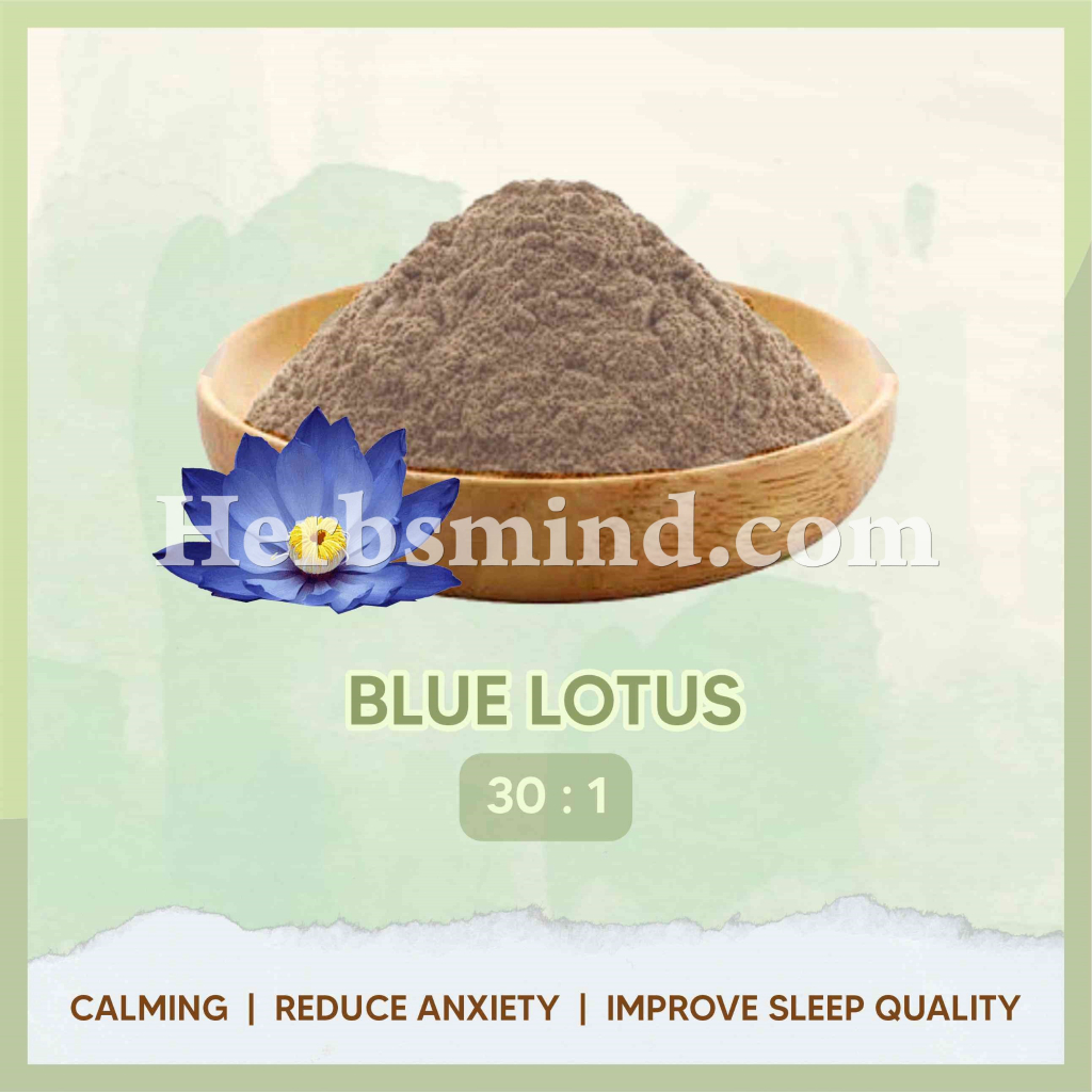 

Blue Lotus Extract 30:1 Pure Powder Food Grade Nymphaea Caerulea