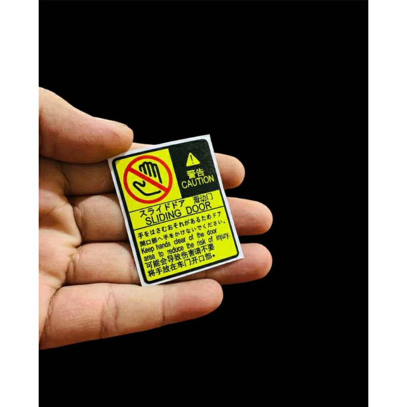 sticker mobil jdm sliding door