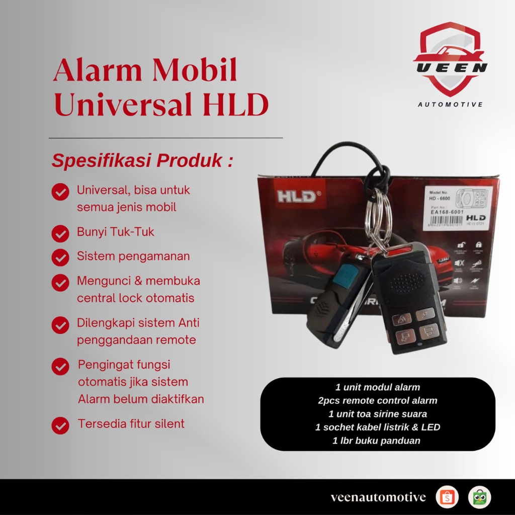 Alarm Mobil HLD Universal / Alarm HLD Original