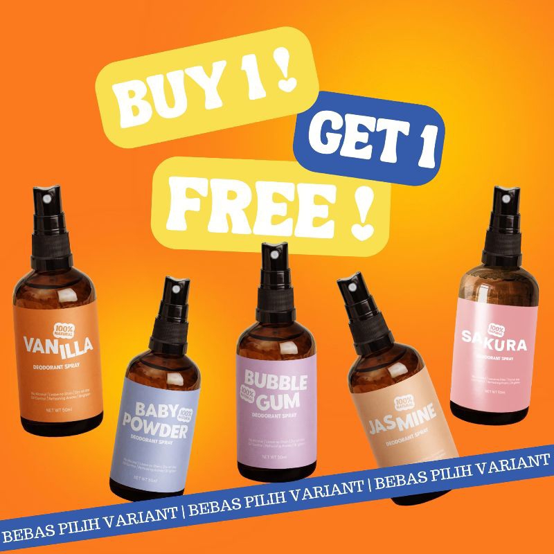 BUY 1 GET 1 FREE!! NATURAL DEODORANT SPRAY(LIKE) jskin-1