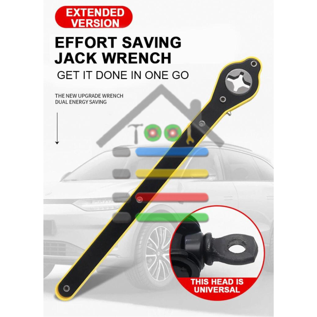 KUNCI PAS PEMUTAR DONGKRAK MOBIL RATCHET WRENCH MR JACK