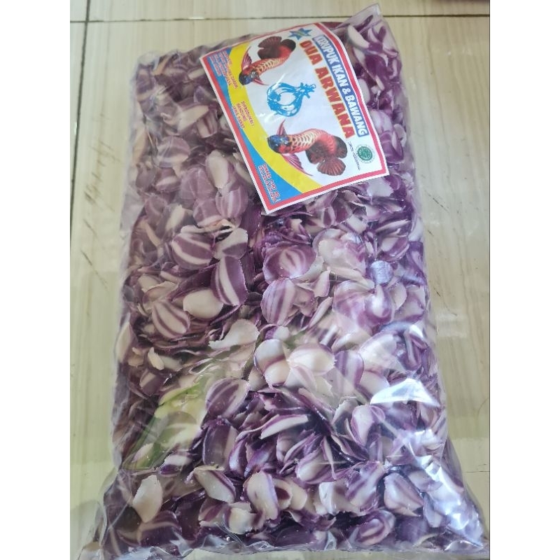 

KERUPUK MAMBO / BUBUR CIANJUR UNGU MERK 2 ARWANA BAL 5KG