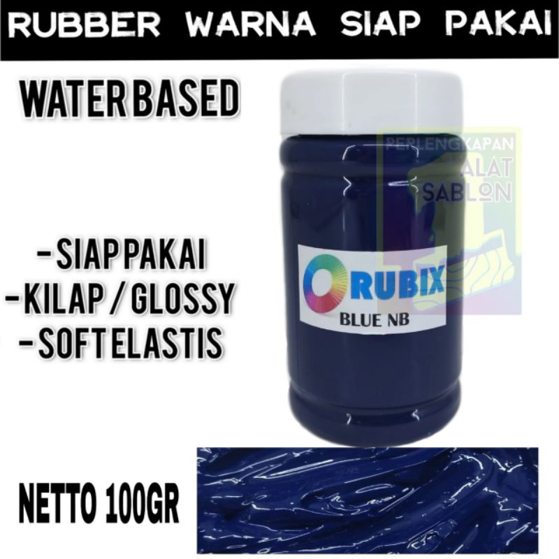 

RUBBER GL PASTA CAT AKRILIK WARNA BLUE SB 100GR
